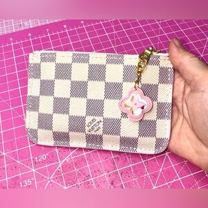 💝 Damier Azure Small Wallet pouch utility purse Handmade